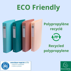 Classeur semi-rigide 2 anneaux PP recyclé Skandi