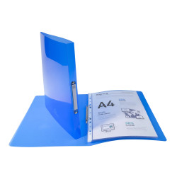 Classeur 2 anneaux 15mm IDERAMA PP polypropylène 5/10e - A4