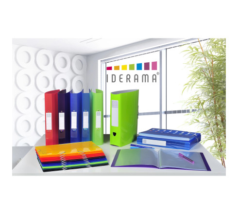 Classeur 2 anneaux 15mm IDERAMA PP polypropylène 5/10e - A4