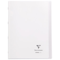 Piqûre 96 pages KOVERBOOK, format A4, seyès 90g, couverture polypropyl