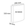 Classeur 2 anneaux 30mm IDERAMA PP en polypropylène rigide - A4