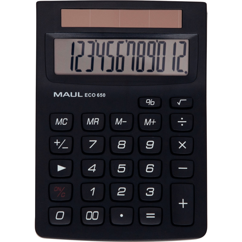Machine à calculer de bureau MAUL 12chiffres green 650