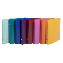 Classeur pour format écolier 17x22 2 anneaux 15mm polypropylène Opak - 230x200.