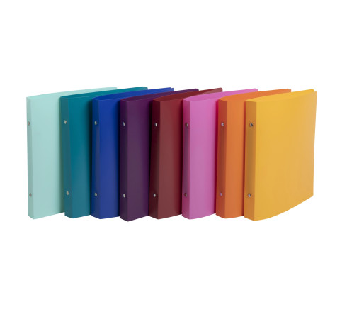 Classeur pour format écolier 17x22 2 anneaux 15mm polypropylène Opak - 230x200.