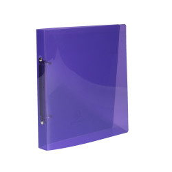 Classeur pour format écolier 17x22 2 anneaux 15mm Crystal colours - 230x200
