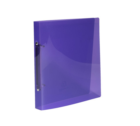 Classeur pour format écolier 17x22 2 anneaux 15mm Crystal colours - 230x200