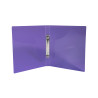 Classeur pour format écolier 17x22 2 anneaux 15mm Crystal colours - 230x200
