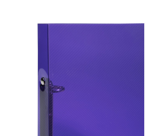 Classeur pour format écolier 17x22 2 anneaux 15mm Crystal colours - 230x200