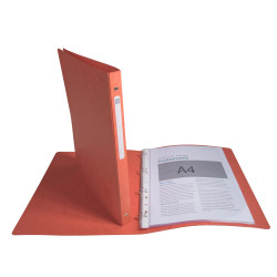 Classeur 4 anneaux 15mm carte lustrée - A4
