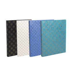 Classeur souple 2 anneaux 15mm carte lustrée Néo Déco