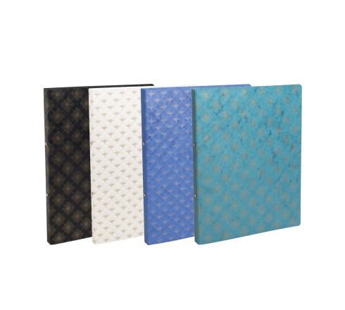 Classeur souple 2 anneaux 15mm carte lustrée Néo Déco