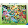Puzzle à cadre de 30 pièces, les dinosaures