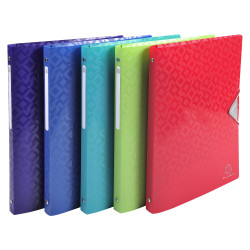 Classeur souple polypropylène 5/10e 4 anneaux 15mm OffiX® - A4