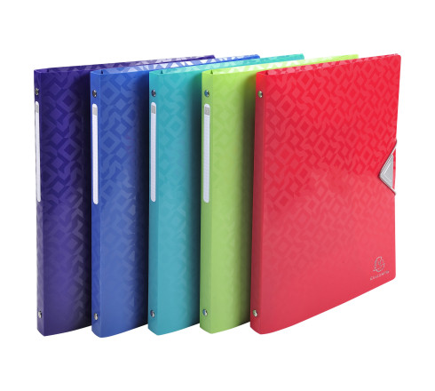 Classeur souple polypropylène 5/10e 4 anneaux 15mm OffiX® - A4