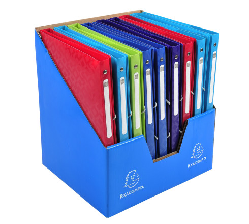 Classeur souple polypropylène 5/10e 4 anneaux 15mm OffiX® - A4