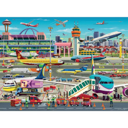 Puzzle XXL 150 pièces, à l'aéroport
