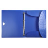 Classeur souple polypropylène 5/10e 4 anneaux 15mm OffiX® - A4