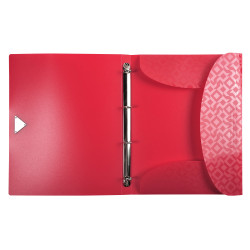 Classeur souple polypropylène 5/10e 4 anneaux 15mm OffiX® - A4