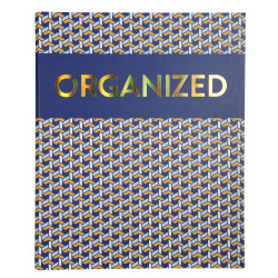 CLASSEUR CARTON DOS PLAT 2 ANNEAUX 30MM COPPER TIME - A4