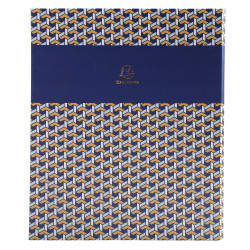 CLASSEUR CARTON DOS PLAT 2 ANNEAUX 30MM COPPER TIME - A4