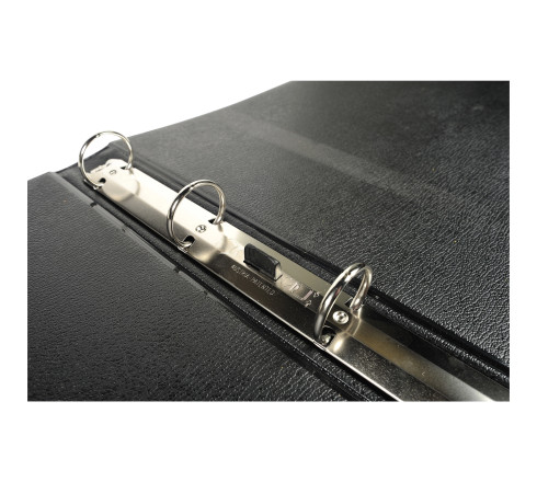 Classeur rembordé PVC dos rond 4 anneaux 30mm - A3 horizontal