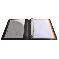 Classeur Exabinder 4 anneaux en D 30mm polypropylène Exactive - A4 maxi