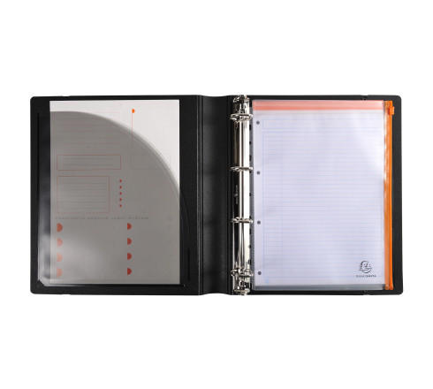 Classeur Exabinder 4 anneaux en D 30mm polypropylène Exactive - A4 maxi