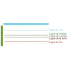 Cahier DYS format A4, 48 pages interligne 3 mm