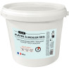 Seau de 5 kg de plâtre à mouler coloris blanc