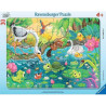 Puzzle à cadre de 30 pièces, un été à l'étang