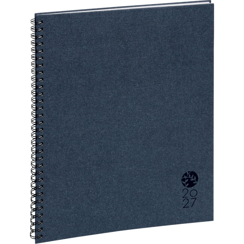 Agenda semainier Forever 21x27cm bleu