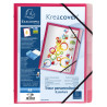 Trieur polypropylène 3 rabats Krea Cover 8 compartiments