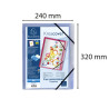 Trieur polypropylène 3 rabats Krea Cover 8 compartiments