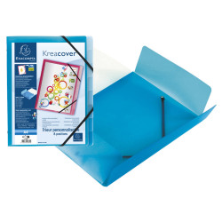 Trieur polypropylène 3 rabats Krea Cover 8 compartiments