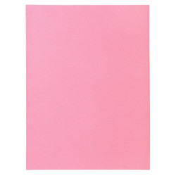 Paquet de 50 chemises 2 rabats SUPER 210g, format 24x32 cm, rose
