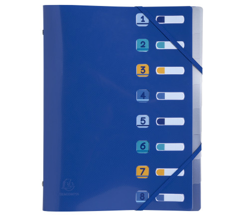 Trieur 8 compartiments polypropylène recyclé BeeBlue - A4