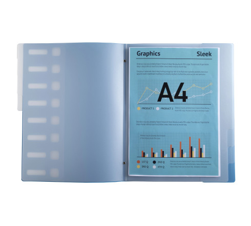 Trieur 8 compartiments polypropylène recyclé BeeBlue - A4