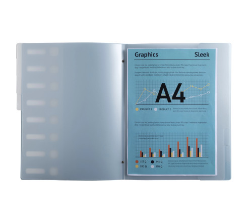 Trieur 8 compartiments polypropylène recyclé BeeBlue - A4