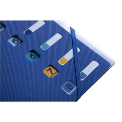 Trieur 8 compartiments polypropylène recyclé BeeBlue - A4