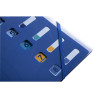 Trieur 8 compartiments polypropylène recyclé BeeBlue - A4