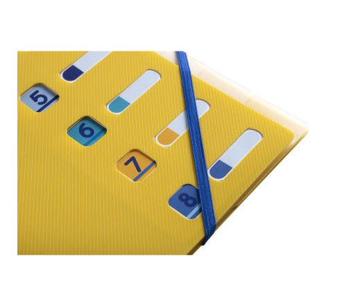 Trieur 8 compartiments polypropylène recyclé BeeBlue - A4