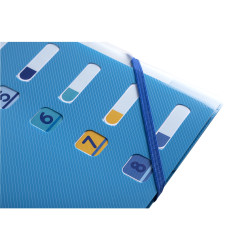 Trieur 8 compartiments polypropylène recyclé BeeBlue - A4