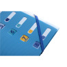 Trieur 8 compartiments polypropylène recyclé BeeBlue - A4