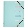 Trieur polypropylène 3 rabats Chromaline Pastel 6 compartiments