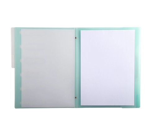 Trieur polypropylène 3 rabats Chromaline Pastel 6 compartiments