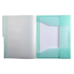 Trieur polypropylène 3 rabats Chromaline Pastel 6 compartiments