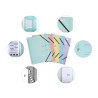 Trieur polypropylène 3 rabats Chromaline Pastel 6 compartiments