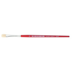 Sac de 10 brosses plates en soie N°8