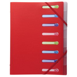 Trieur polypropylène 3 rabats 8 compartiments OPAK