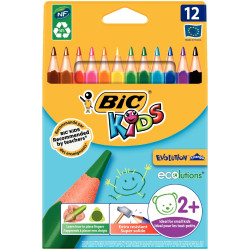 Étui de 12 crayons de couleur Évolution triangulaire